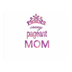 Crazy Pageant Mom Double Sided Flano Blanket (mini)  by Valentinaart