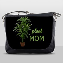 Plant Mom Messenger Bags by Valentinaart