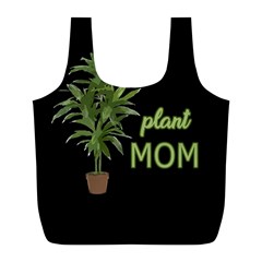 Plant Mom Full Print Recycle Bags (l)  by Valentinaart