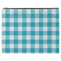 Plaid Pattern Cosmetic Bag (xxxl)  by ValentinaDesign