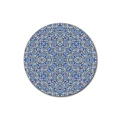 Geometric Luxury Ornate Magnet 3  (round) by dflcprints