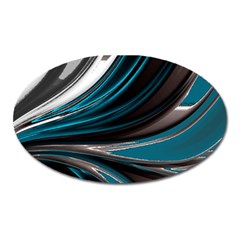 Colors Oval Magnet by ValentinaDesign