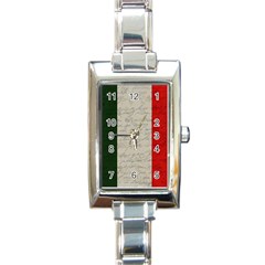 Vintage Flag - Italia Rectangle Italian Charm Watch by ValentinaDesign