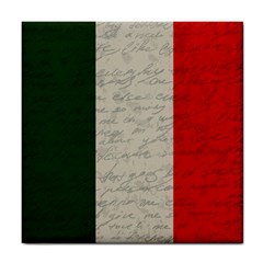 Vintage Flag - Italia Tile Coasters by ValentinaDesign