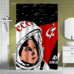 Valentina Tereshkova Shower Curtain 48  X 72  (small)  by Valentinaart