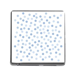 Bubble Balloon Circle Polka Blue Memory Card Reader (square) by Mariart