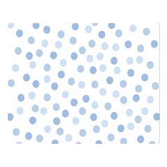 Bubble Balloon Circle Polka Blue Double Sided Flano Blanket (large)  by Mariart