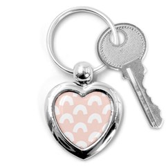 Donut Rainbows Beans Pink Key Chains (heart) 