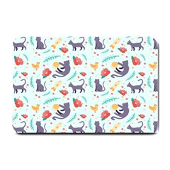 Redbubble Animals Cat Bird Flower Floral Leaf Fish Small Doormat  by Mariart