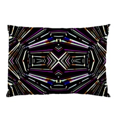 Dark Ethnic Sharp Bold Pattern Pillow Case