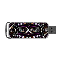 Dark Ethnic Sharp Bold Pattern Portable Usb Flash (one Side) by dflcprints