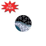 Decoboom Custom Pickguard Engraved Eames Dots 1  Mini Magnet (10 pack)  Front