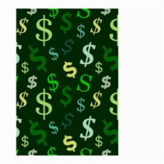 Money Us Dollar Green Small Garden Flag (two Sides) by Mariart