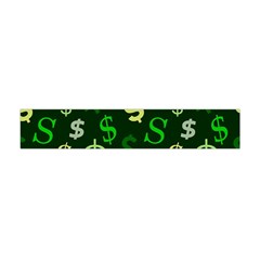 Money Us Dollar Green Flano Scarf (mini) by Mariart