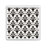 Parade Art Deco Style Neutral Vinyl Memory Card Reader (Square)  Front