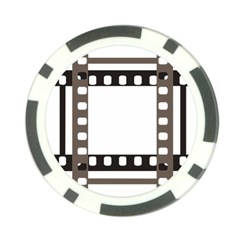 Frame Decorative Movie Cinema Poker Chip Card Guard (10 Pack) by Nexatart