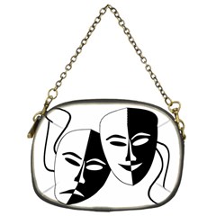 Theatermasken Masks Theater Happy Chain Purses (one Side)  by Nexatart