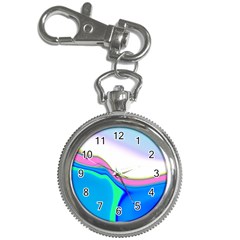 Aurora Color Rainbow Space Blue Sky Purple Yellow Green Key Chain Watches