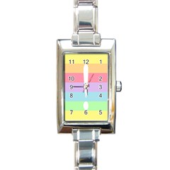 Condigender Flags Rectangle Italian Charm Watch by Mariart