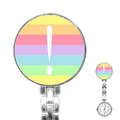 Condigender Flags Stainless Steel Nurses Watch by Mariart