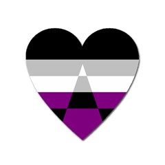 Dissexual Flag Heart Magnet by Mariart