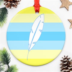 Feather Flags Ornament (round)