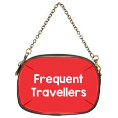 Frequent Travellers Red Chain Purses (one Side)  by Mariart