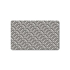 Capsul Another Grey Diamond Metal Texture Magnet (name Card)