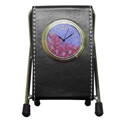 Fantasy Landscape Theme Poster Pen Holder Desk Clocks by dflcprints