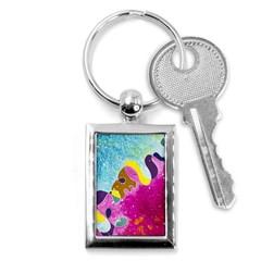 Fabric Rainbow Key Chains (rectangle)  by Mariart