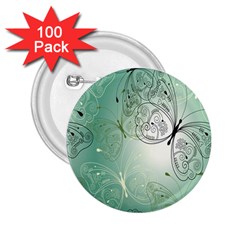 Glass Splashback Abstract Pattern Butterfly 2 25  Buttons (100 Pack) 