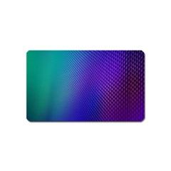 Galaxy Blue Purple Magnet (name Card) by Mariart