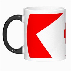 Tabla Laboral Sign Red White Morph Mugs by Mariart