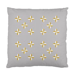 Syrface Flower Floral Gold White Space Star Standard Cushion Case (two Sides)