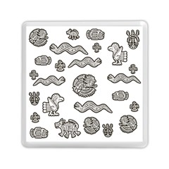 Aztecs Pattern Memory Card Reader (square)  by Valentinaart