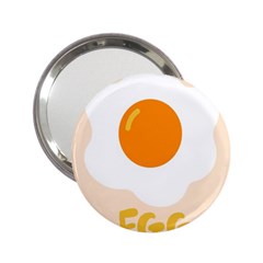 Egg Eating Chicken Omelette Food 2 25  Handbag Mirrors by Nexatart