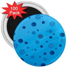 Decorative Dots Pattern 3  Magnets (100 Pack) by ValentinaDesign