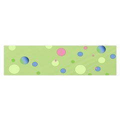 Decorative Dots Pattern Satin Scarf (oblong) by ValentinaDesign