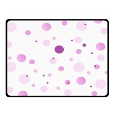 Decorative Dots Pattern Fleece Blanket (small) by ValentinaDesign