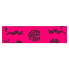 Aztecs Pattern Satin Scarf (oblong) by ValentinaDesign