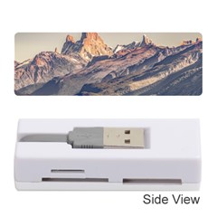 Fitz Roy And Poincenot Mountains Lake View   Patagonia Memory Card Reader (stick)  by dflcprints