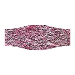 Leaves Pink Background Texture Stretchable Headband by Nexatart