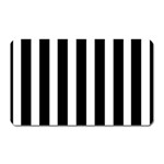 Black White Line Vertical Magnet (Rectangular) Front