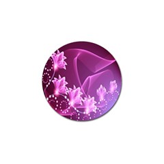 Lotus Sunflower Sakura Flower Floral Pink Purple Polka Leaf Polkadot Waves Wave Chevron Golf Ball Marker (4 Pack) by Mariart