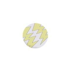 Lightning Yellow 1  Mini Magnets