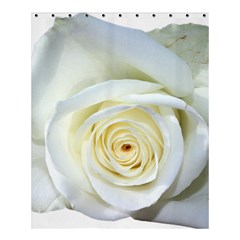 Flower White Rose Lying Shower Curtain 60  X 72  (medium)  by Nexatart