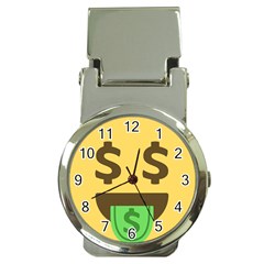 Money Face Emoji Money Clip Watches by BestEmojis