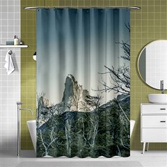 Fitz Roy Mountain, El Chalten Patagonia   Argentina Shower Curtain 48  X 72  (small)  by dflcprints