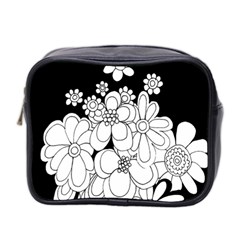 Mandala Calming Coloring Page Mini Toiletries Bag 2-side by Nexatart