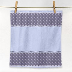 Blue Modern Face Towel by Nexatart